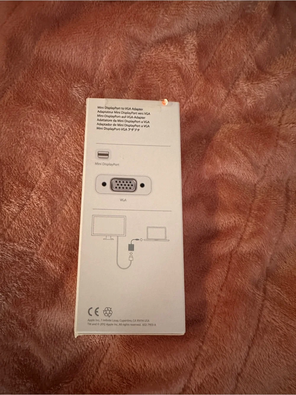 Genuine Apple Mini DisplayPort to VGA Adapter MB572Z/B Sealed